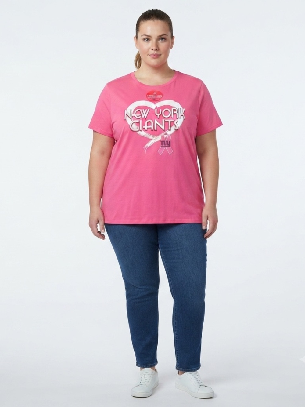 New York Giants Breast Cancer Awareness Tee Shirt